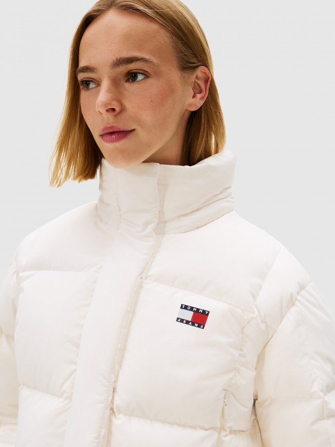 Jacket Woman Cream Tommy Jeans