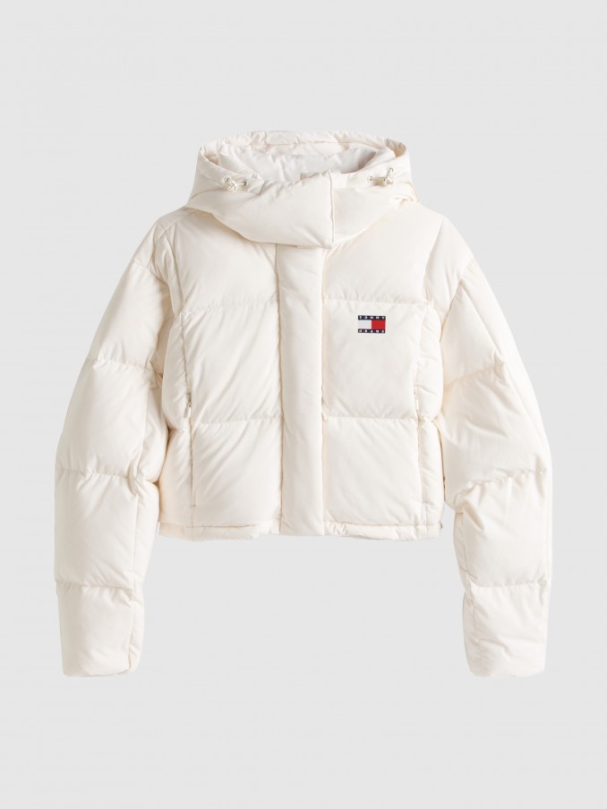 Jacket Woman Cream Tommy Jeans