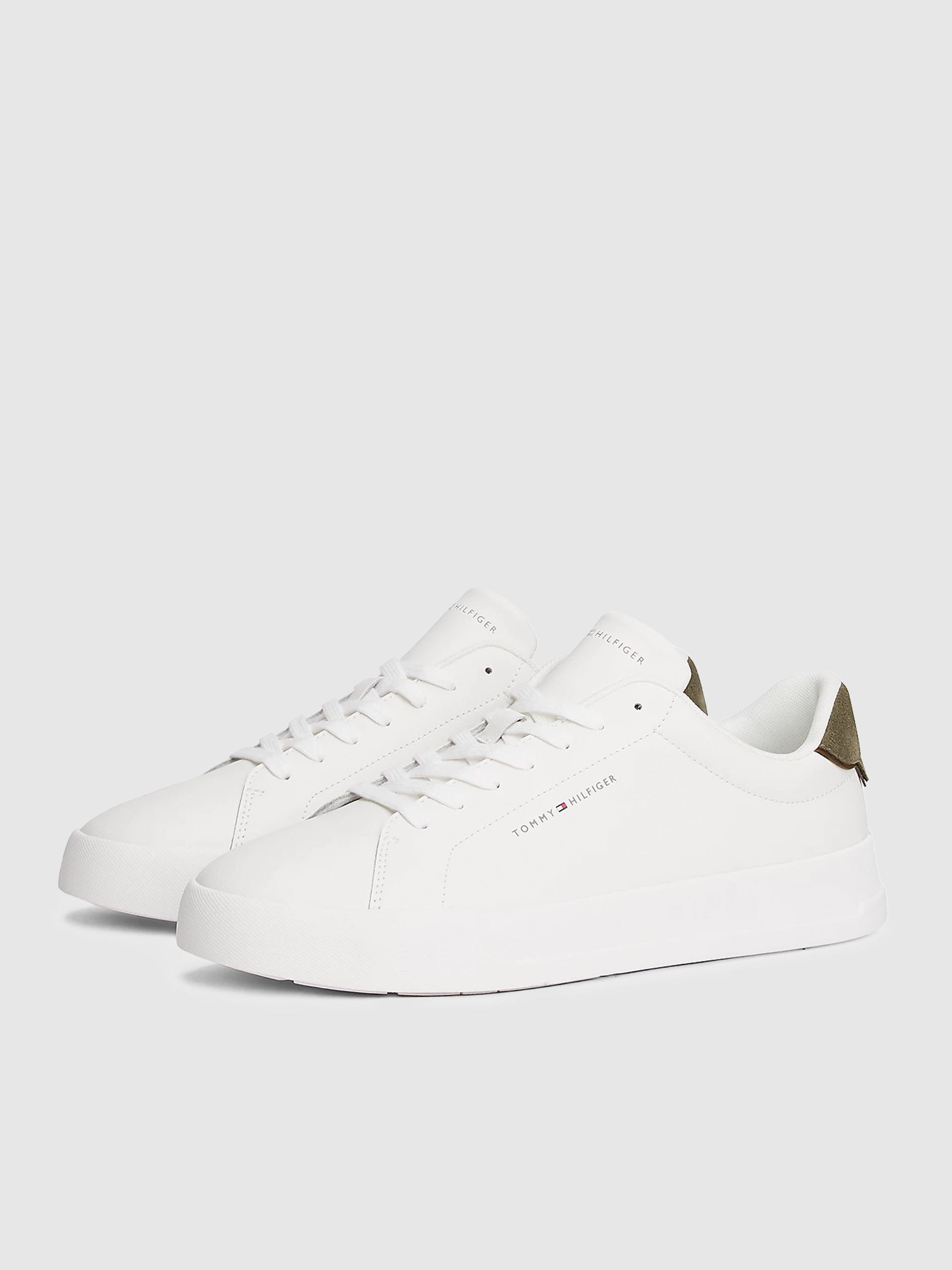 Sneakers Man White W/ Green Tommy Jeans
