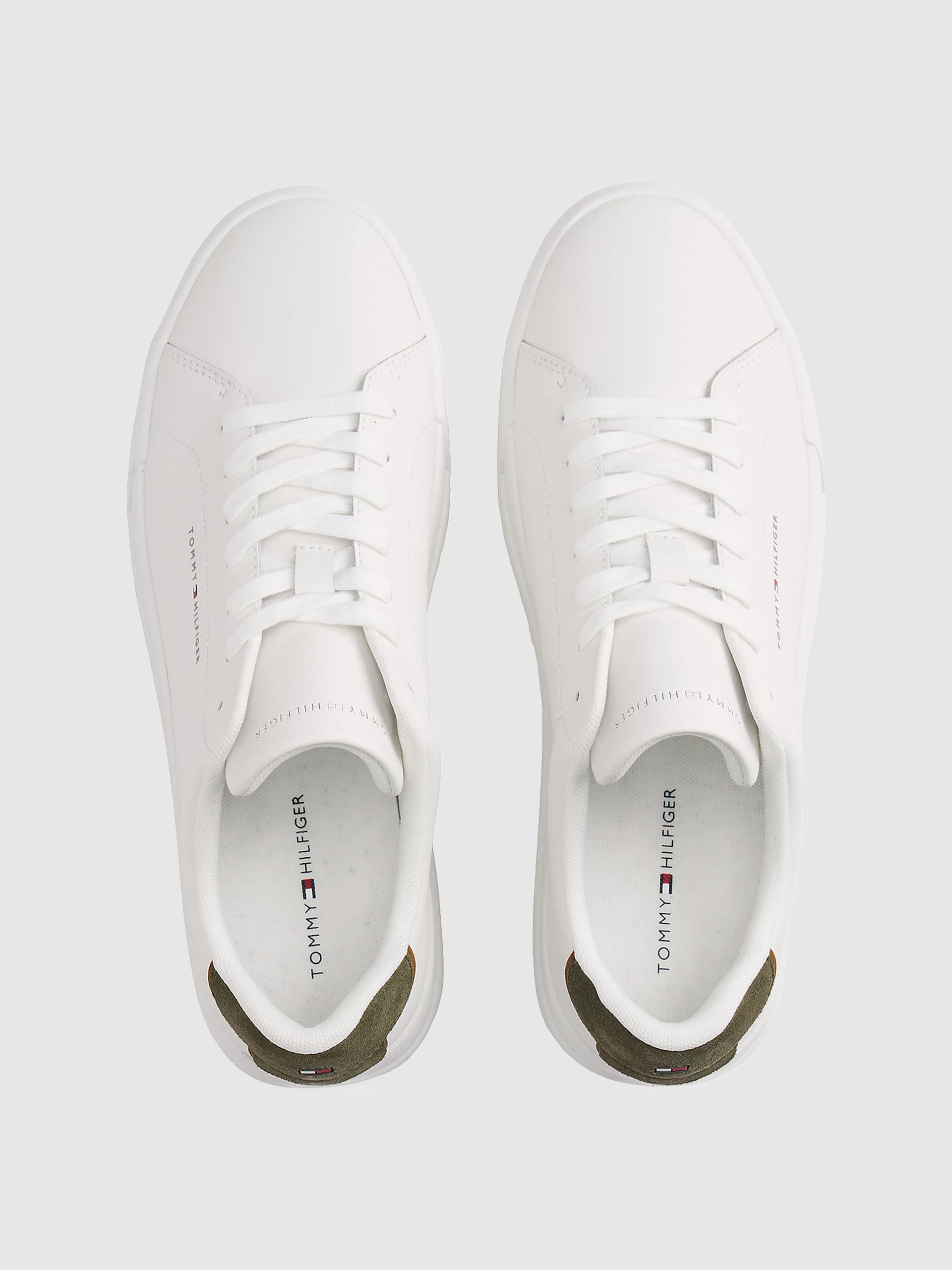 Sneakers Man White W/ Green Tommy Jeans