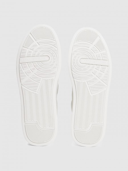 Sneakers Man White W/ Green Tommy Jeans