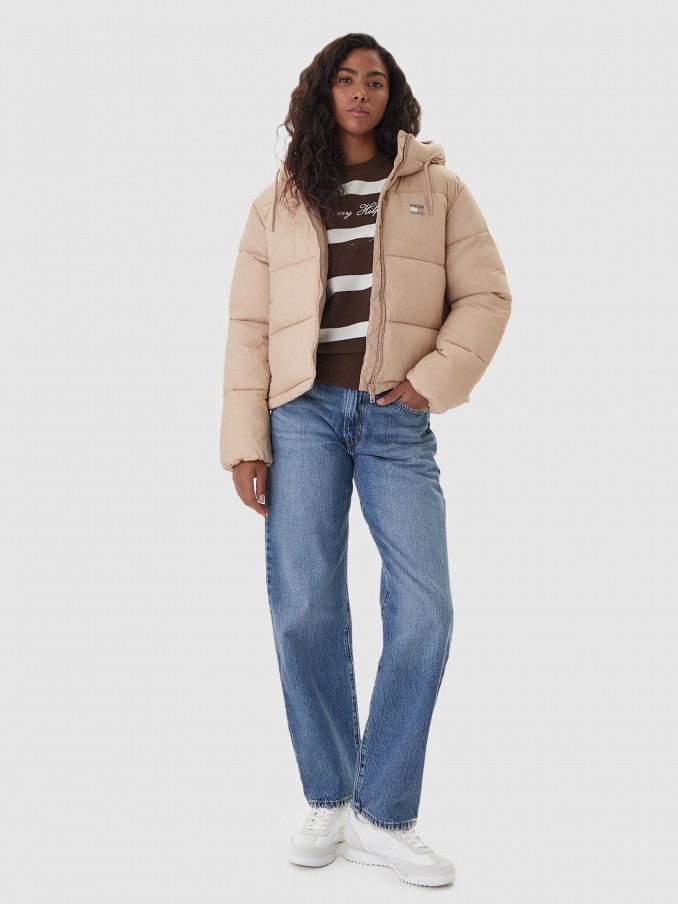 Jacket Woman Beige Tommy Jeans