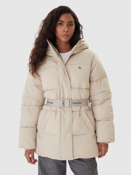 Jacket Woman Cream Calvin Klein