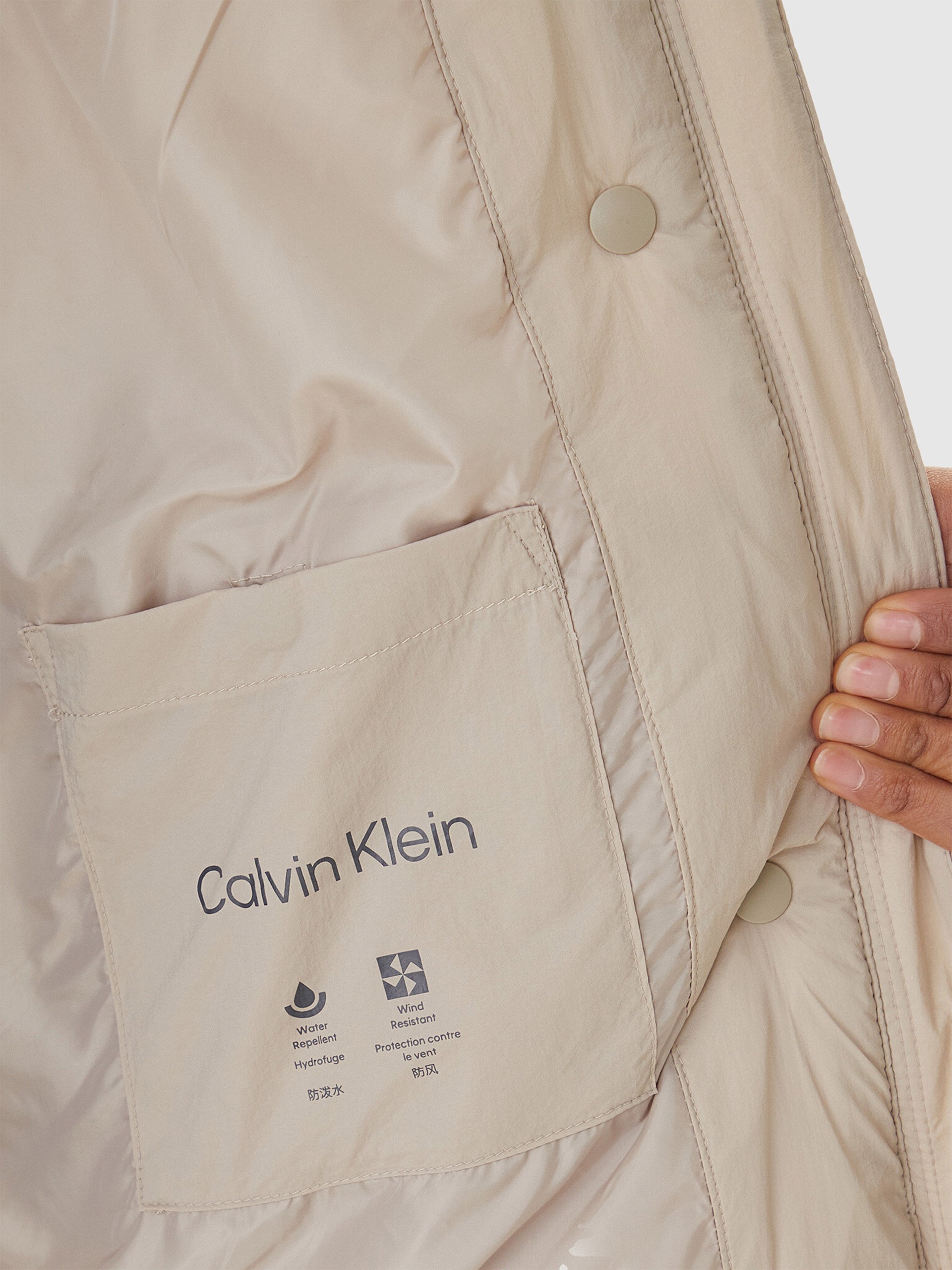 Chaqueta Mujer Crema Calvin Klein