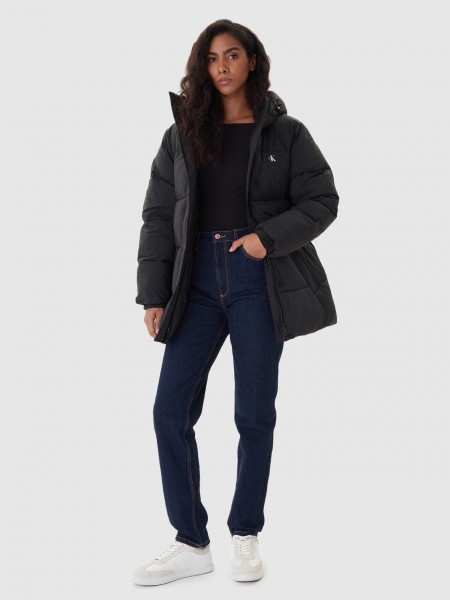 Chaqueta Mujer Negro Calvin Klein