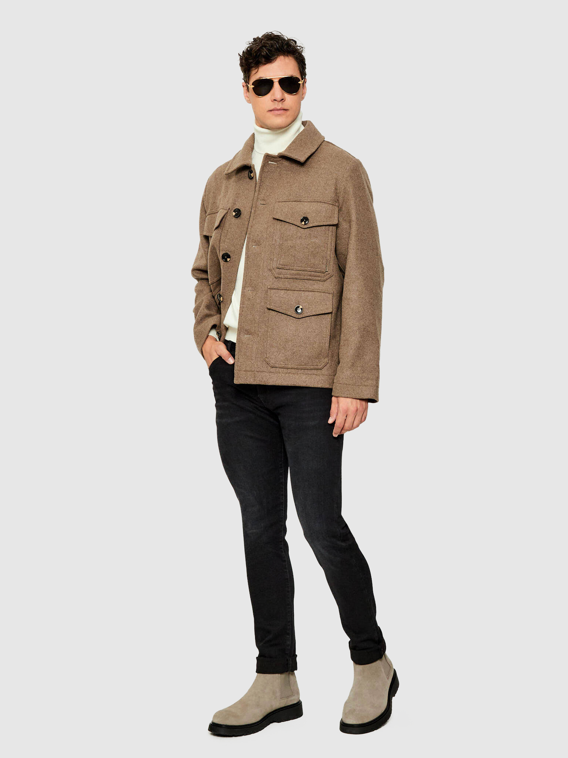 Boots Man Taupe Calvin Klein