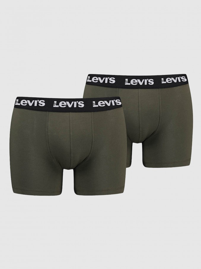 Underpants Man Green Levis
