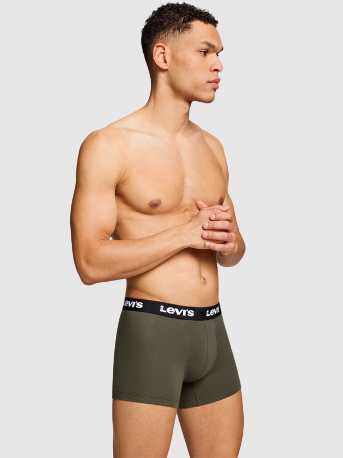 Underpants Man Green Levis