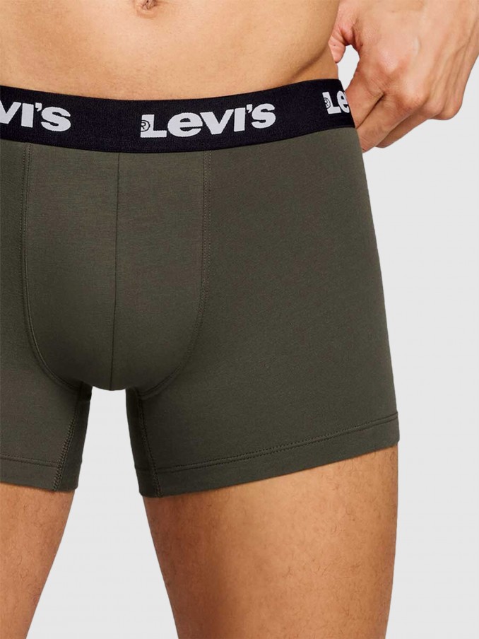 Underpants Man Green Levis