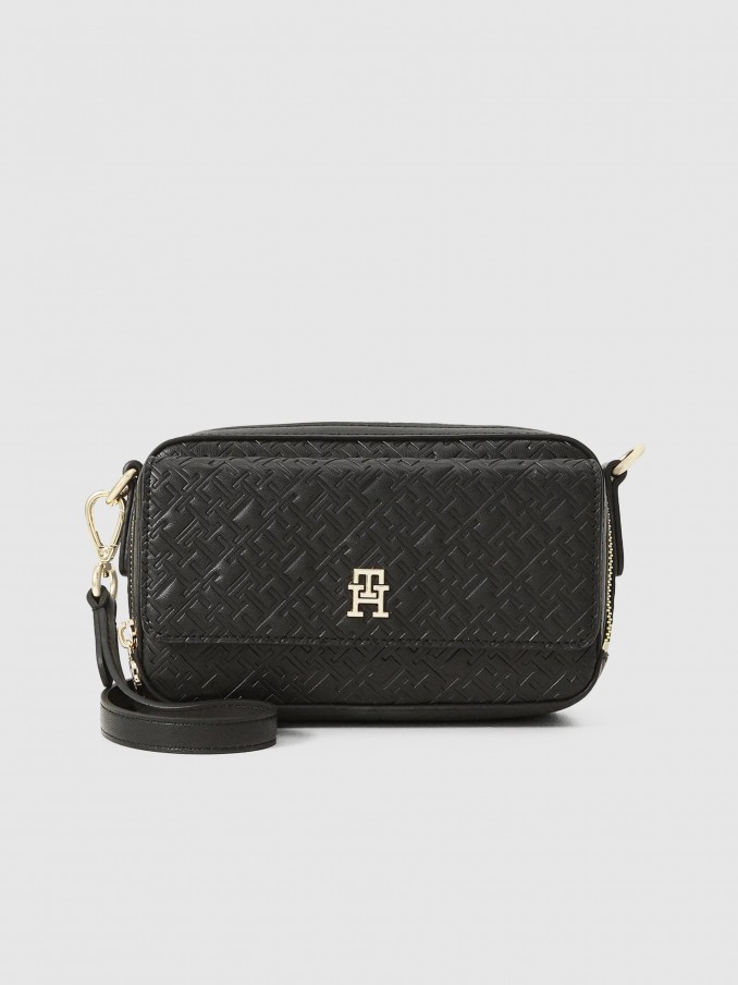 Bolsos de Hombro Mujer Negro Tommy Jeans