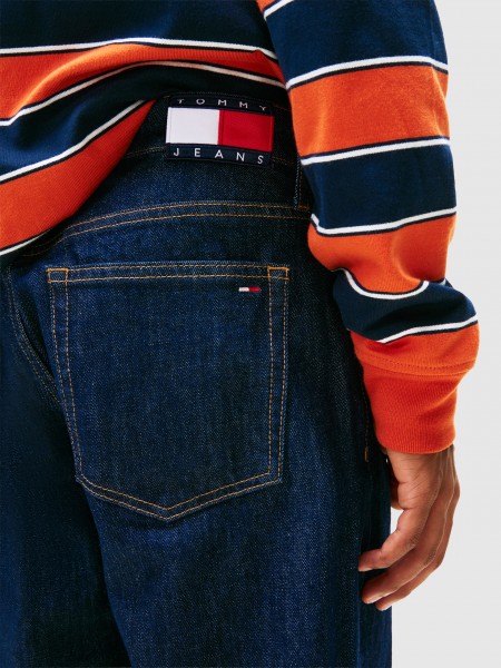 Pantalones Hombre Jeans Oscuros Tommy Jeans