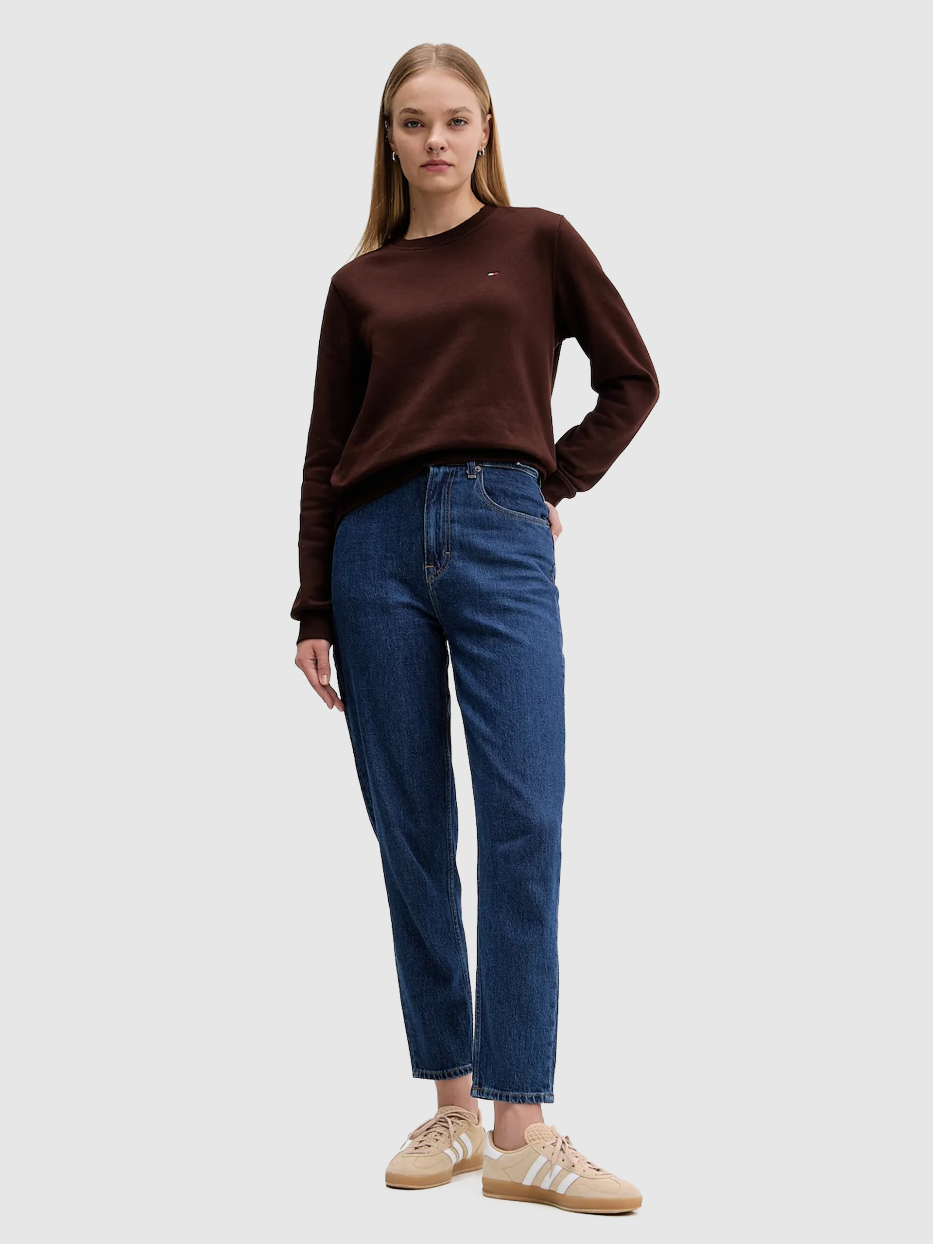 Pants Woman Dark Jeans Tommy Jeans