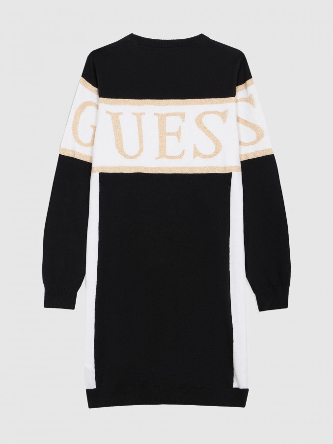 Vestido Ni�a Negro Guess