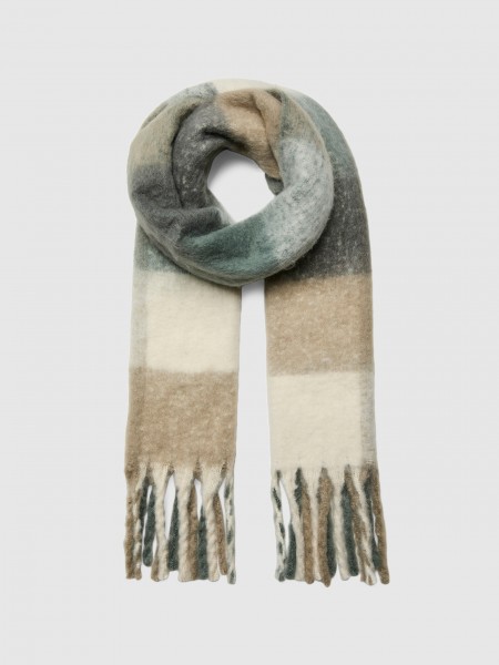 Scarves Woman Beige With Brown Vero Moda