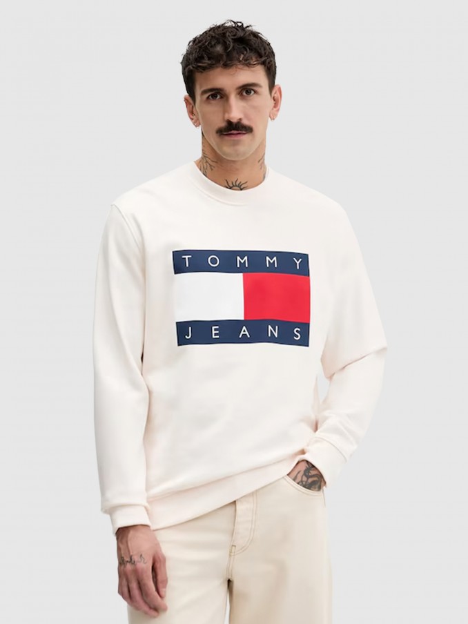 Jumper Man Cream Tommy Jeans
