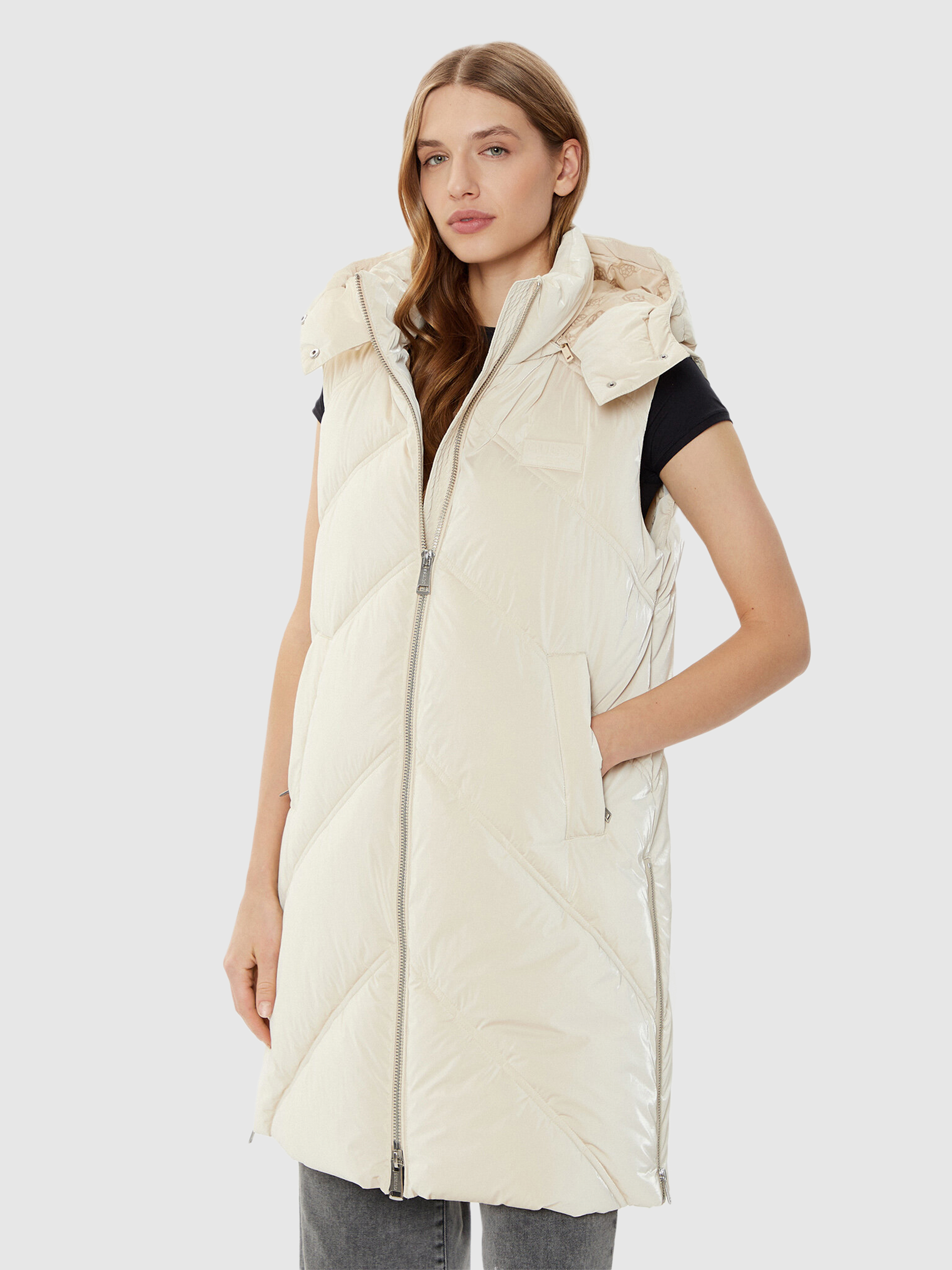 Jacket Woman Beige Guess