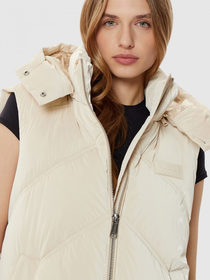 Jacket Woman Beige Guess