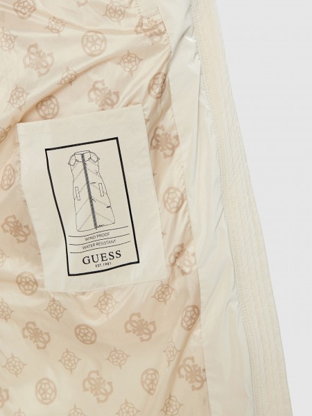 Jacket Woman Beige Guess