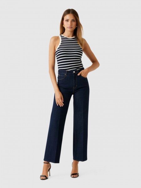 Pants Woman Dark Jeans Guess