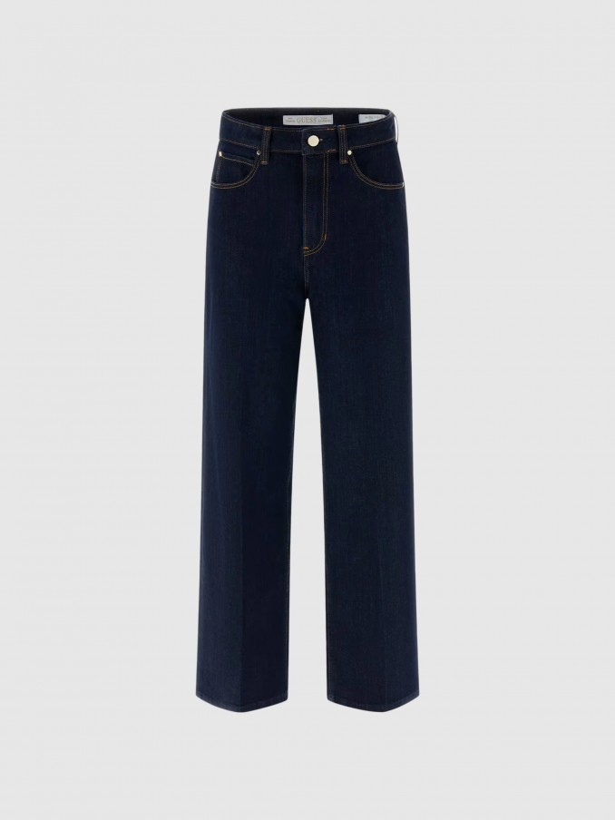 Pants Woman Dark Jeans Guess