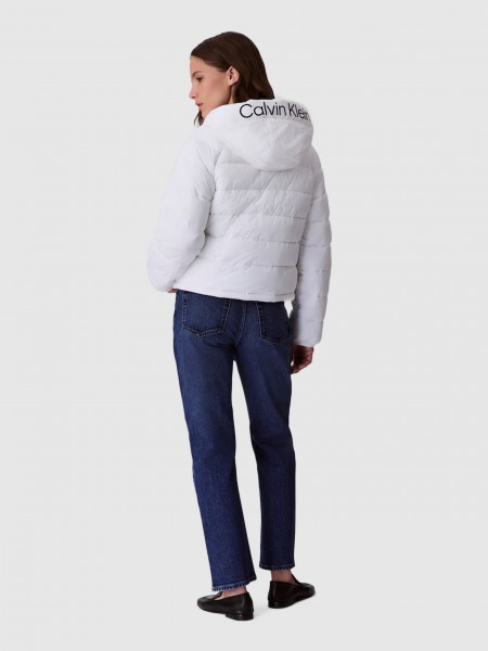 Jacket Woman White Calvin Klein