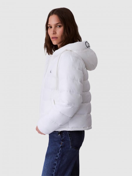 Jacket Woman White Calvin Klein