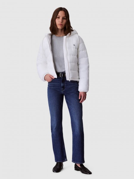 Jacket Woman White Calvin Klein