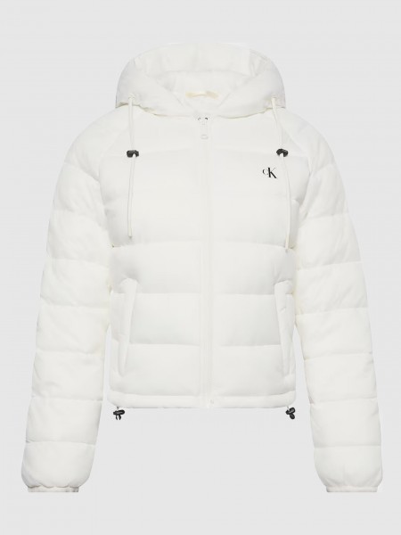 Jacket Woman White Calvin Klein