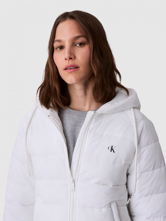 Jacket Woman White Calvin Klein