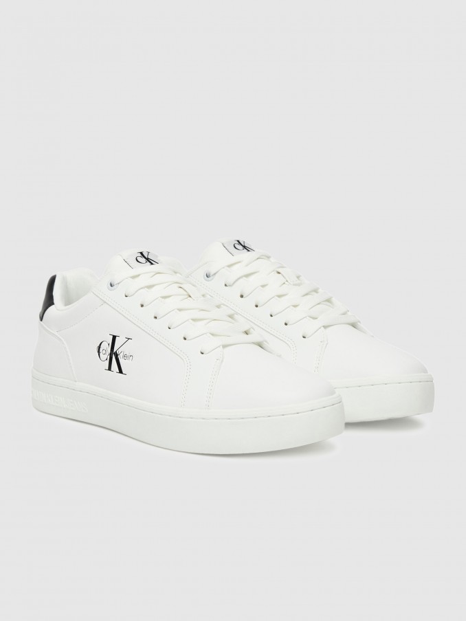 Tenis Hombre Blanco Calvin Klein