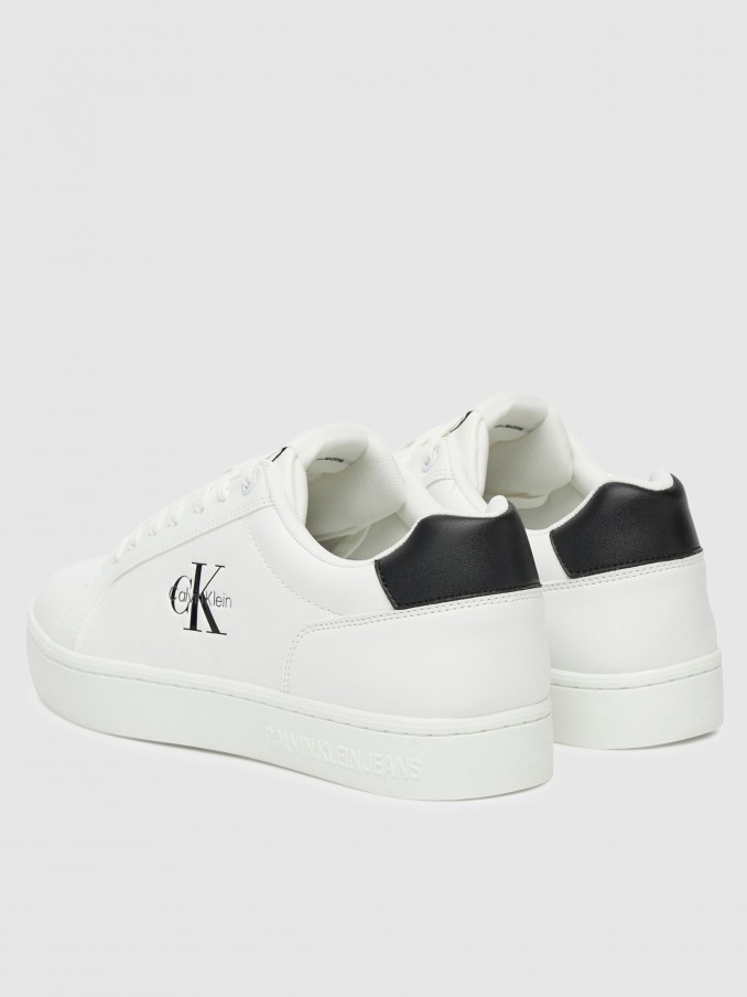 Tenis Hombre Blanco Calvin Klein
