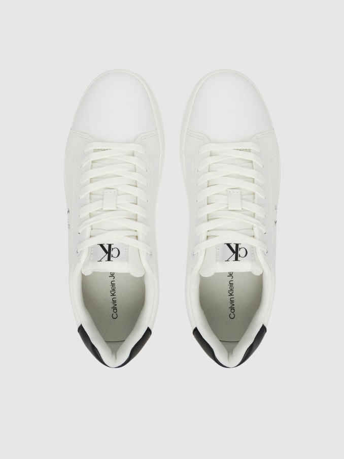Tenis Hombre Blanco Calvin Klein