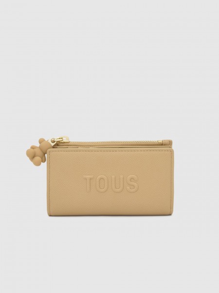 Billetera Mujer Beige Tous