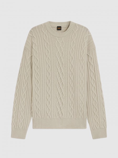 Nightgown Man Cream Boss Orange Nightgown Man Cream Boss Orange