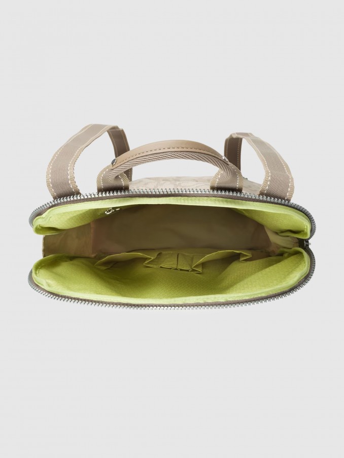 Backpack Woman Beige Tous