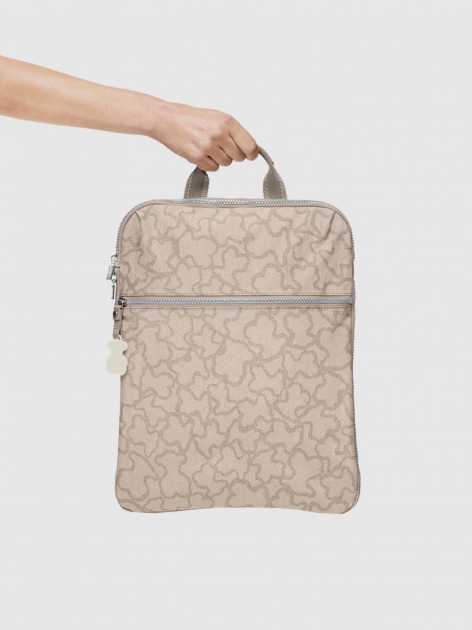 Backpack Woman Beige Tous