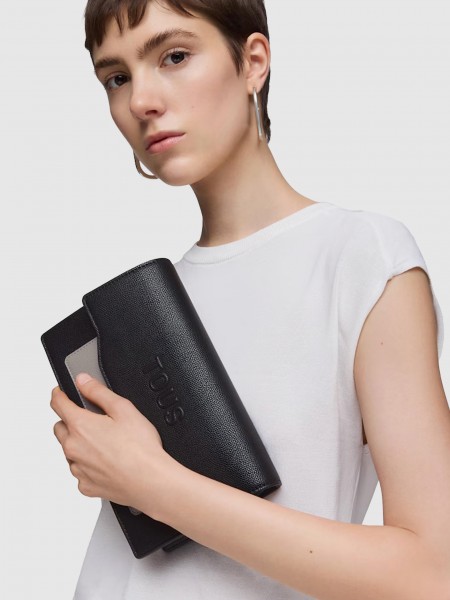 Billetera Mujer Negro Tous Billetera Mujer Negro Tous