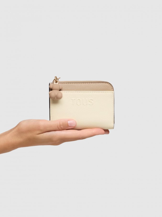 Billetera Mujer Beige Tous