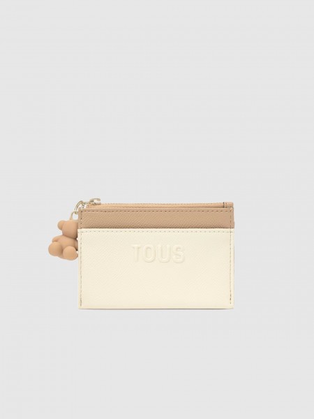 Billetera Mujer Beige Tous
