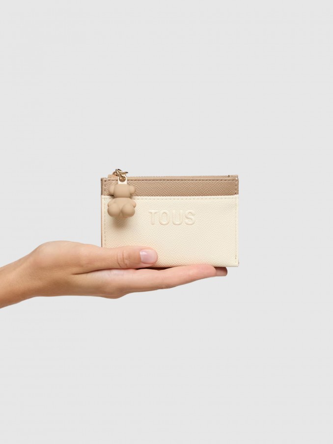 Billetera Mujer Beige Tous