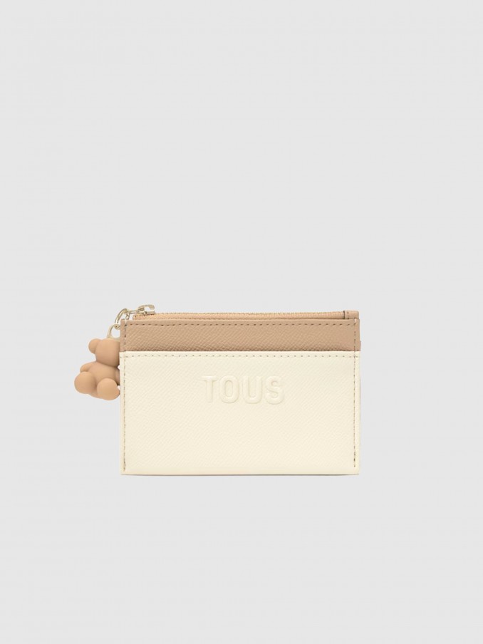Billetera Mujer Beige Tous