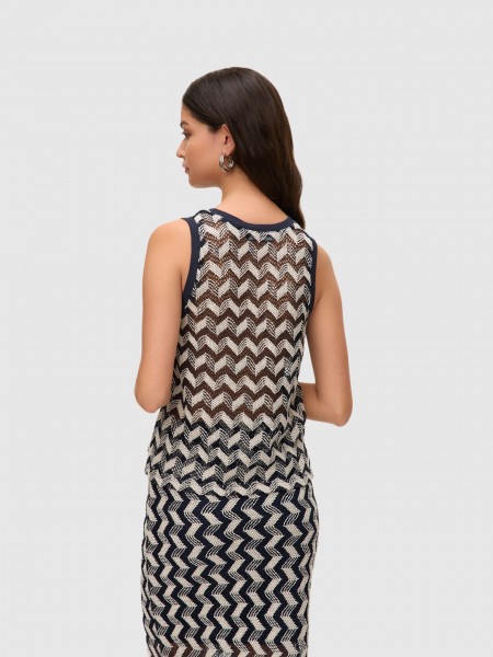 Shirt Woman Navy Blue Vero Moda