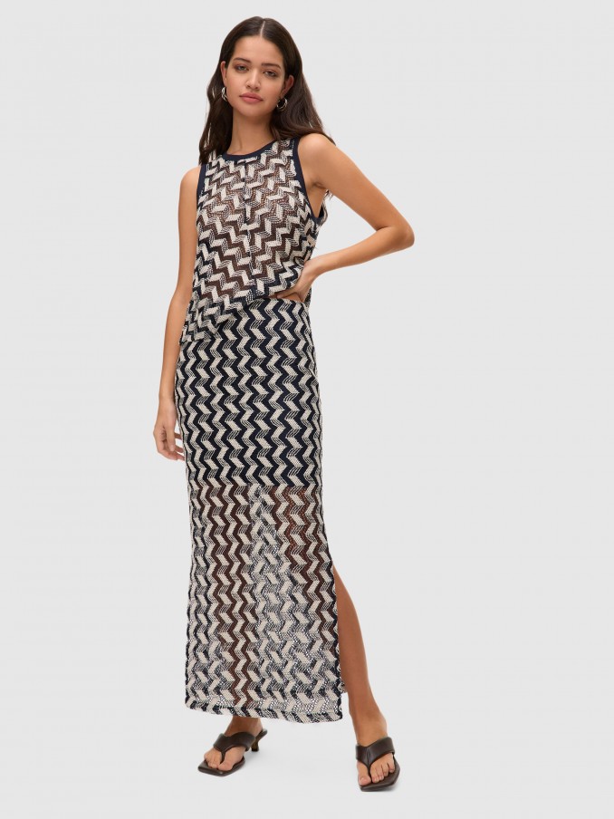 Blusa Mujer Azul Marino Vero Moda