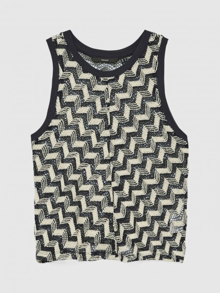 Shirt Woman Navy Blue Vero Moda