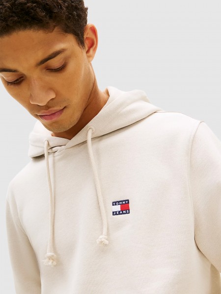 Sweatshirt Tommy Jeans  Homem Tjm Reg Badge Hoodie Ext