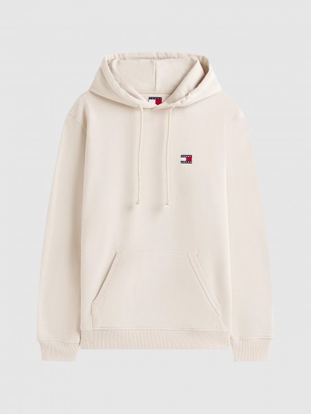 Sweatshirt Tommy Jeans  Homem Tjm Reg Badge Hoodie Ext