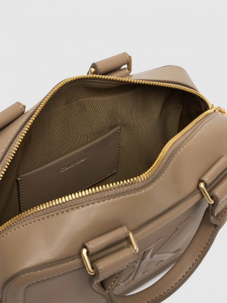 Mala Calvin Klein Mulher Bold Ck Elongated Mini Tote