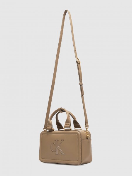 Mala Calvin Klein Mulher Bold Ck Elongated Mini Tote