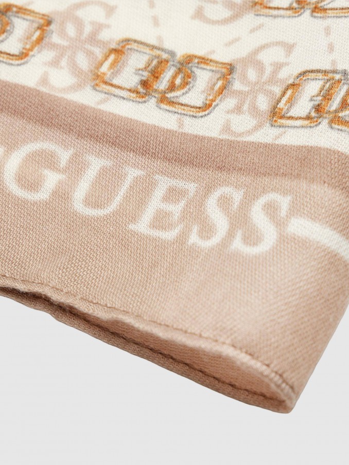 Scarves Woman Beige Guess Accessory
