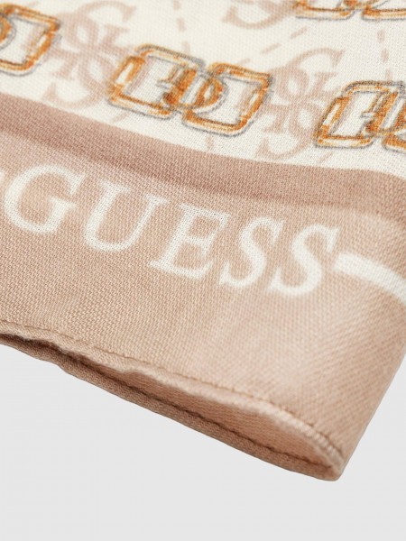 Scarves Woman Beige Guess Accessory
